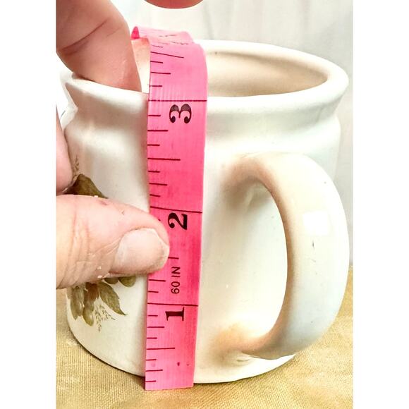 Fruit Decorated Small Pitcher, Creamer , Juice Pitcher - Picture 9 of 9